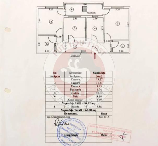 Metalurgiei | Apartament 3 camere | Decomandat | 67 m | B11358